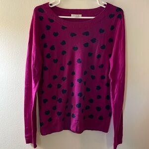 Garnet Hill Heart Sweater